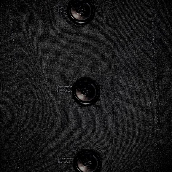 Ann Taylor SZ 8 Black Wool Blend Lined Jacket Suit Blazer Business Never Worn - Picture 7 of 8